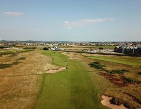 Royal Porthcawl 17th Aerial Approach